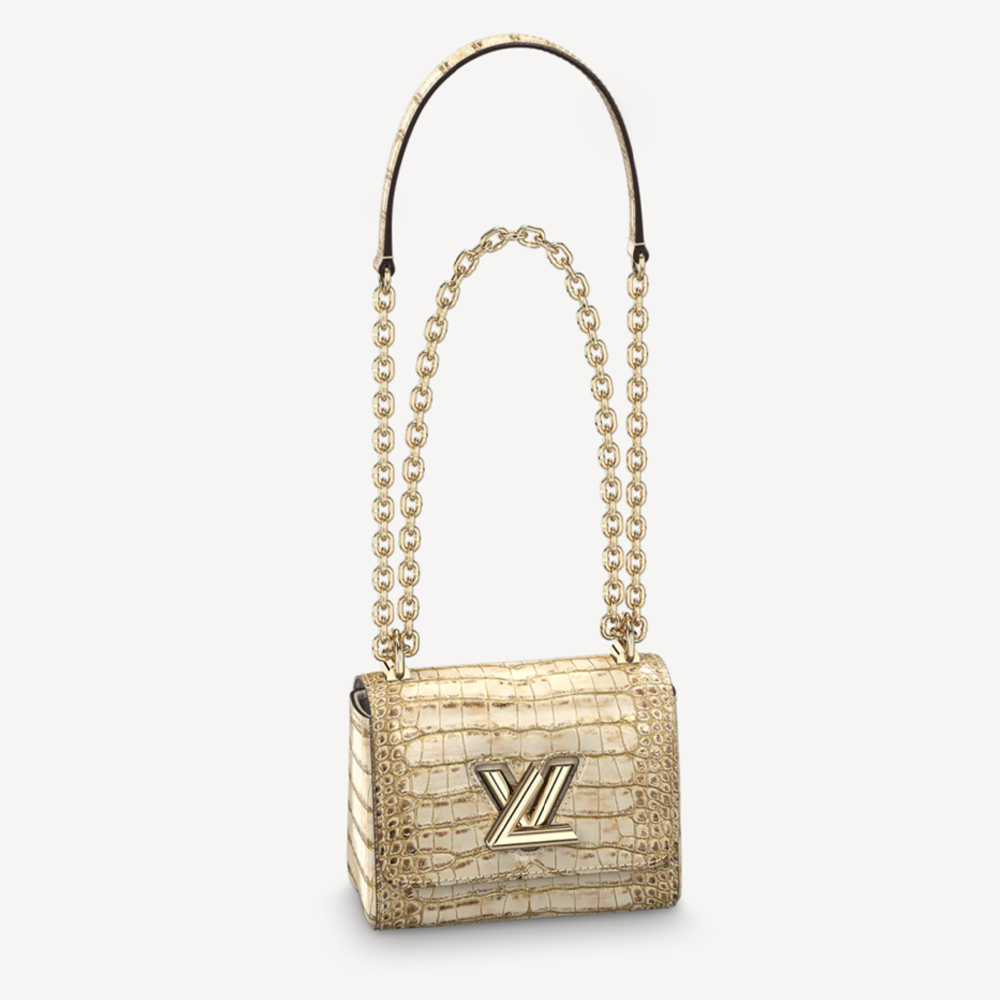 Louis Vuitton Gold TWIST MINI BAG 