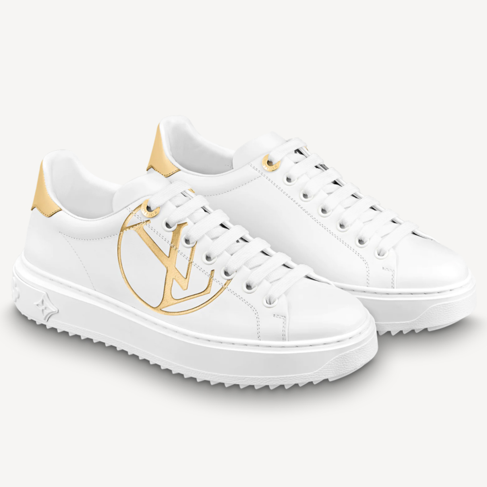 Louis Vuitton Gold TIME OUT TRAINERS
