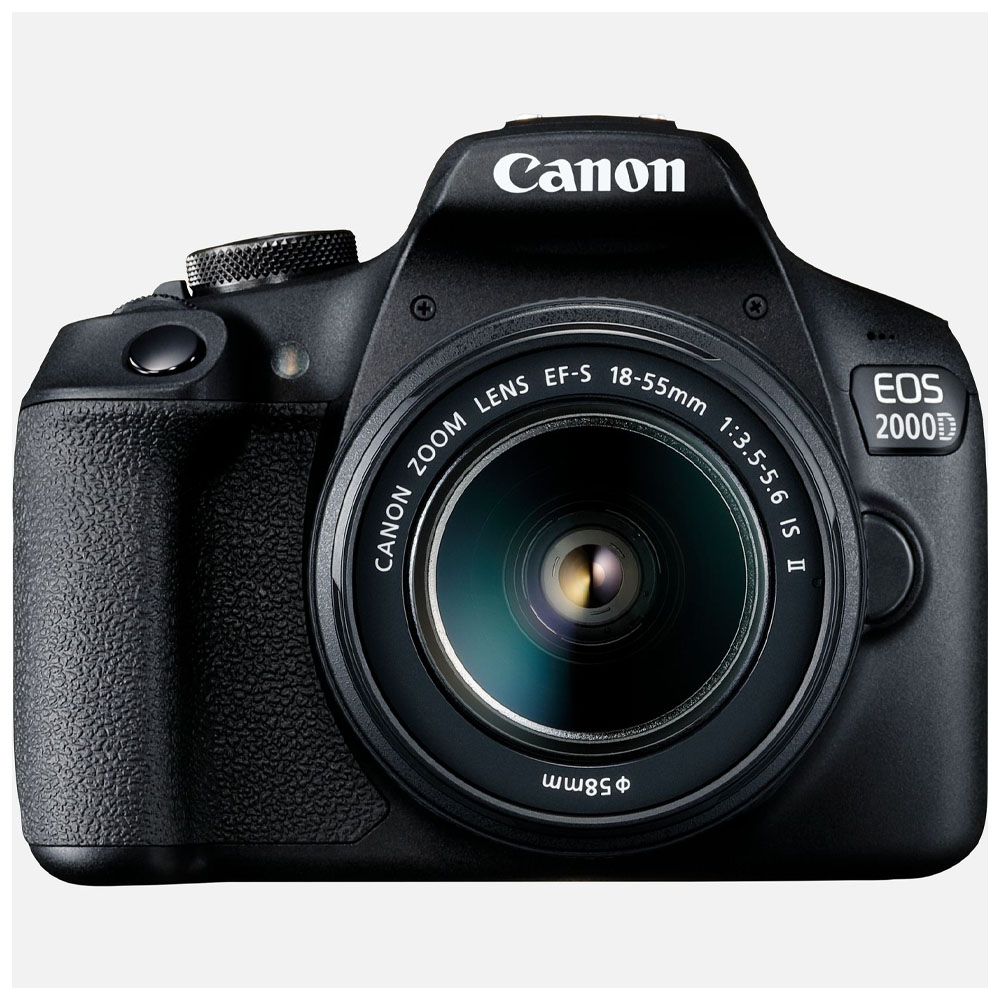 Canon eos 2000d + 18-55 mm lens  